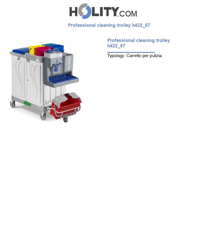 Professional cleaning trolley h422_87