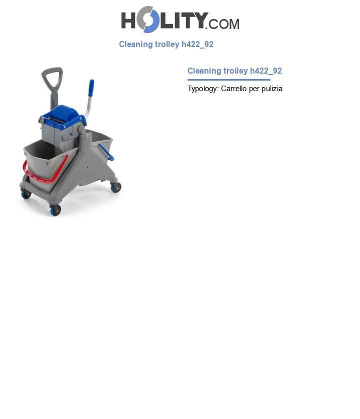 Cleaning trolley h422_92