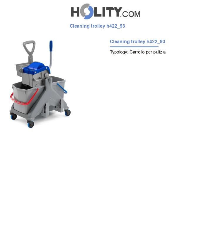 Cleaning trolley h422_93