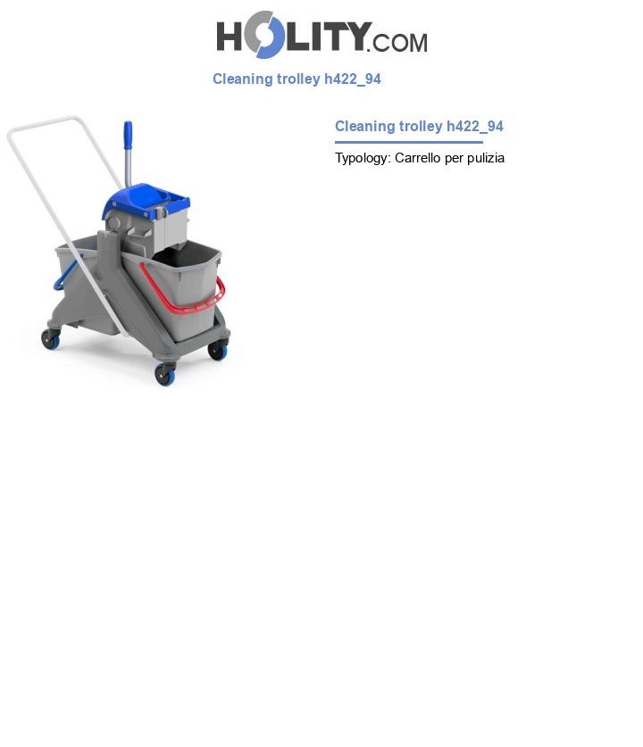 Cleaning trolley h422_94