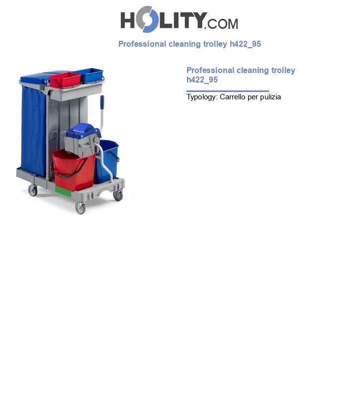 Professional cleaning trolley h422_95
