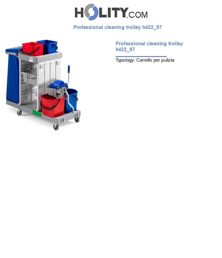 Professional cleaning trolley h422_97