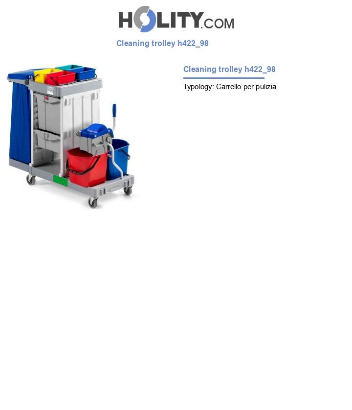 Cleaning trolley h422_98