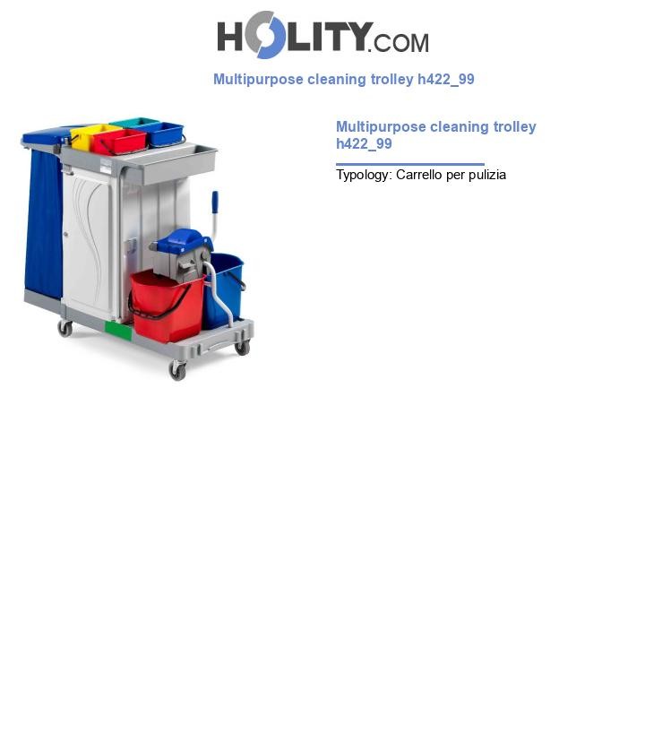 Multipurpose cleaning trolley h422_99