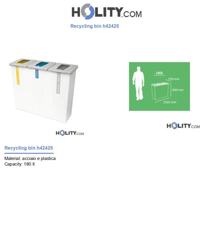 Recycling bin h42425