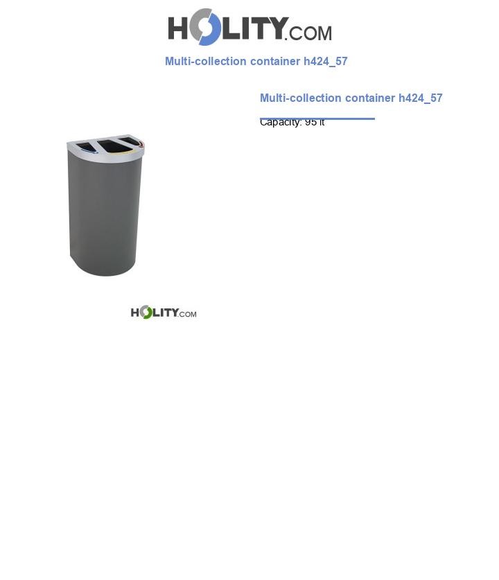 Multi-collection container h424_57