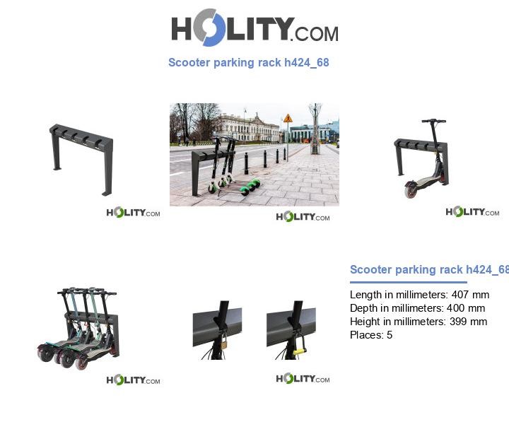 Scooter parking rack h424_68