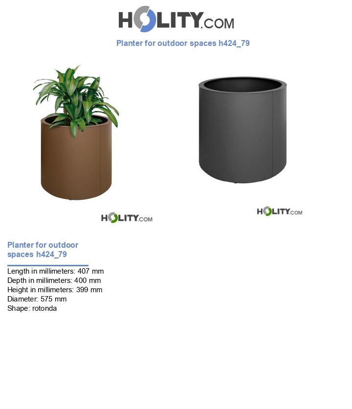 Planter for outdoor spaces h424_79