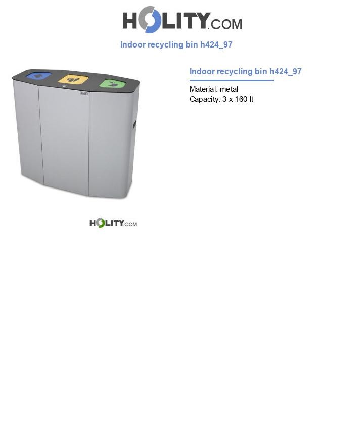 Indoor recycling bin h424_97