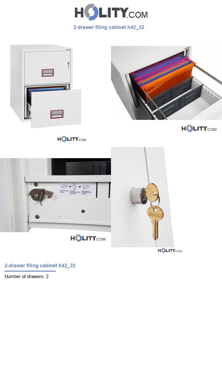 2-drawer filing cabinet h42_32
