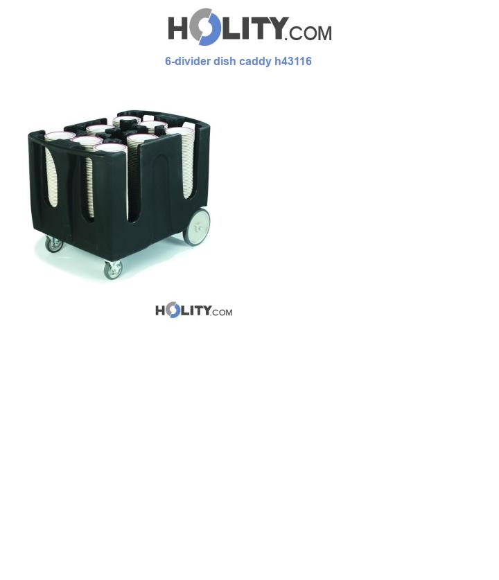 6-divider dish caddy h43116