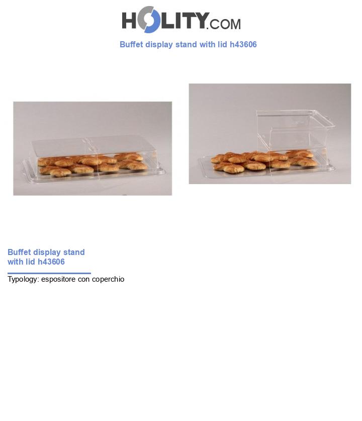 Buffet display stand with lid h43606