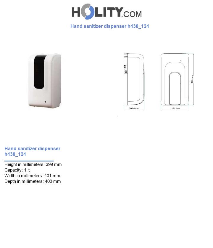 Hand sanitizer dispenser h438_124