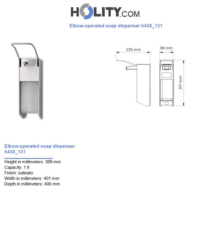 Elbow-operated soap dispenser h438_131
