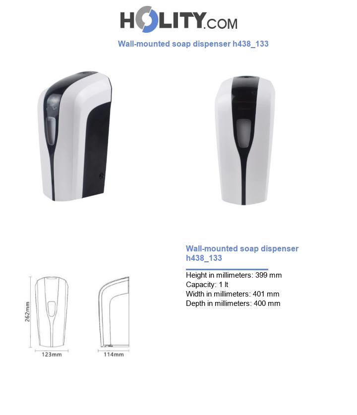 Wall-mounted soap dispenser h438_133