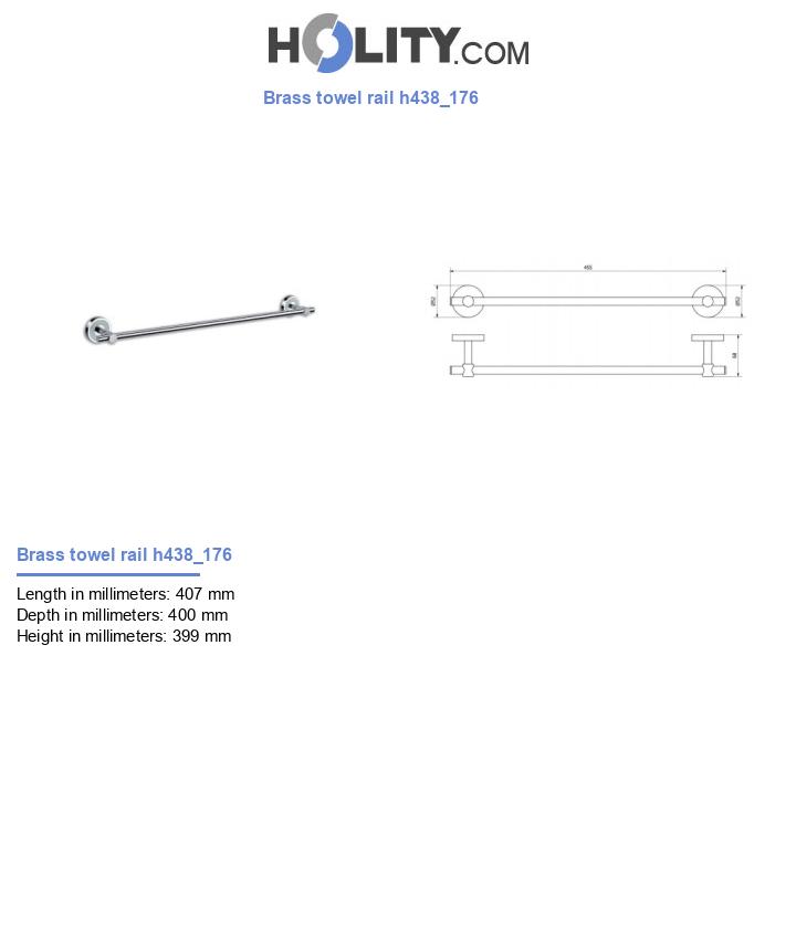 Brass towel rail h438_176