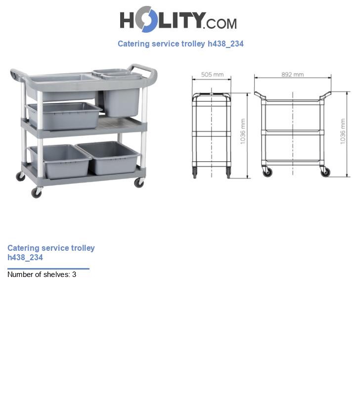 Catering service trolley h438_234