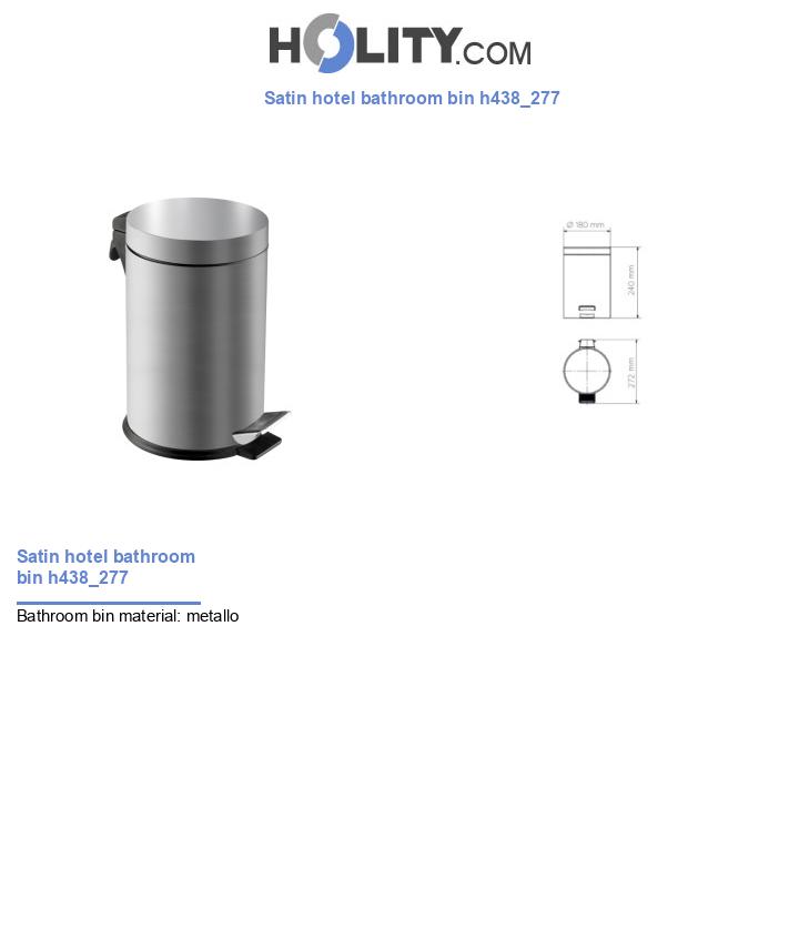Satin hotel bathroom bin h438_277
