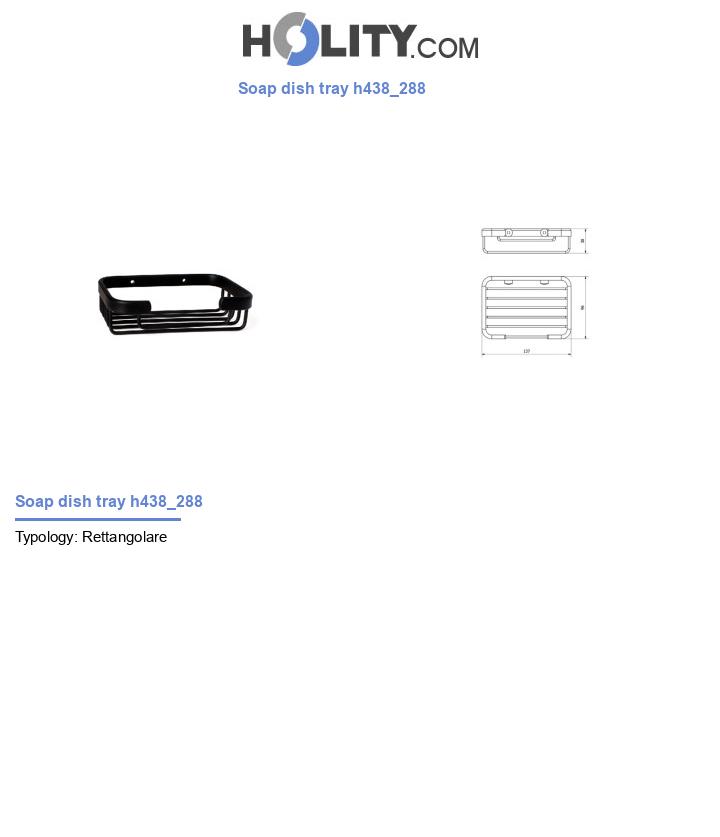 Soap dish tray h438_288