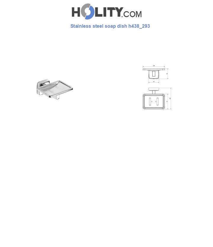 Stainless steel soap dish h438_293