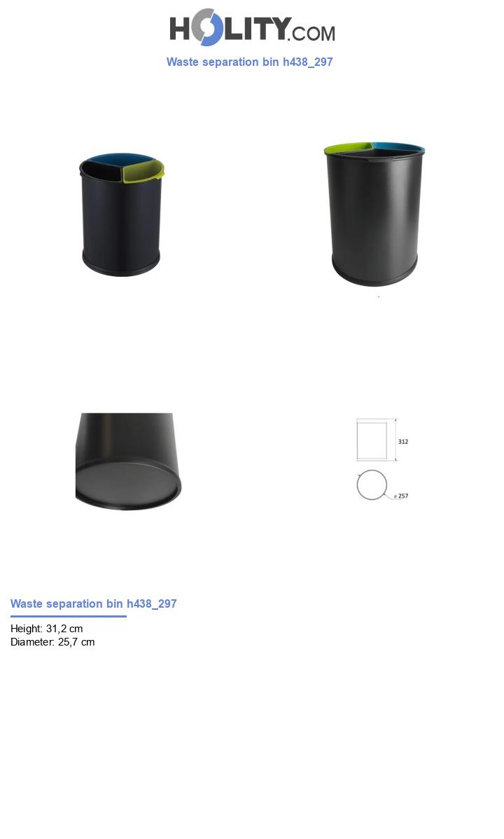 Waste separation bin h438_297