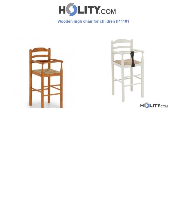 Wooden high chair for children h44101