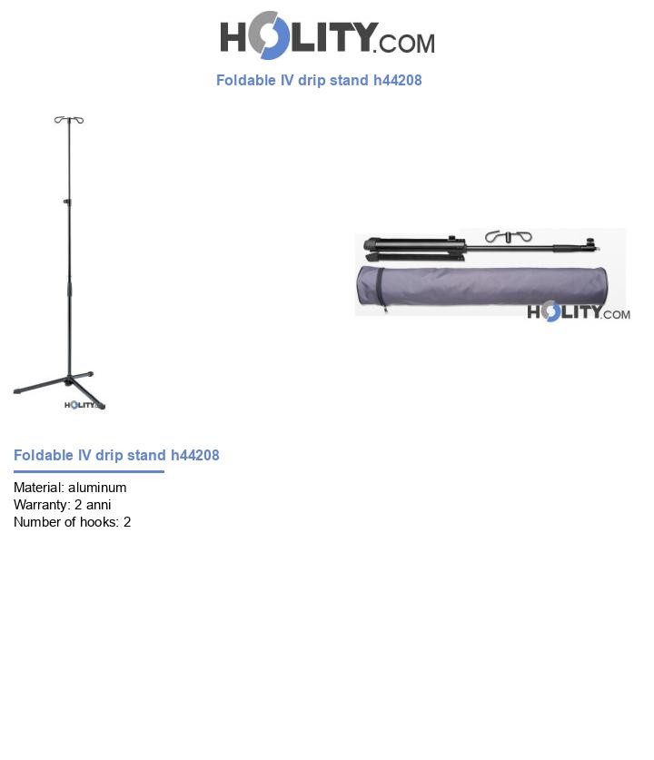 Foldable IV drip stand h44208