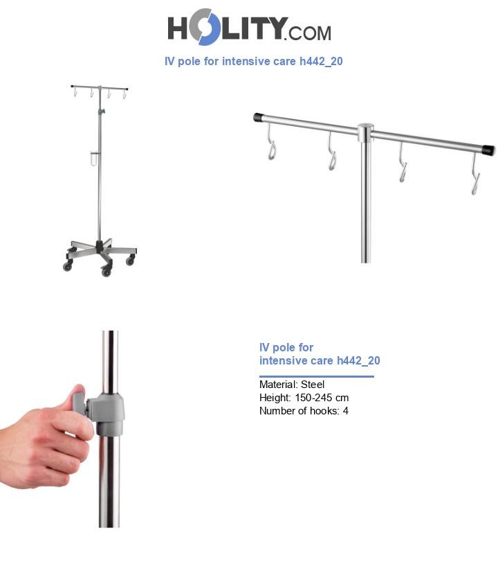 IV pole for intensive care h442_20