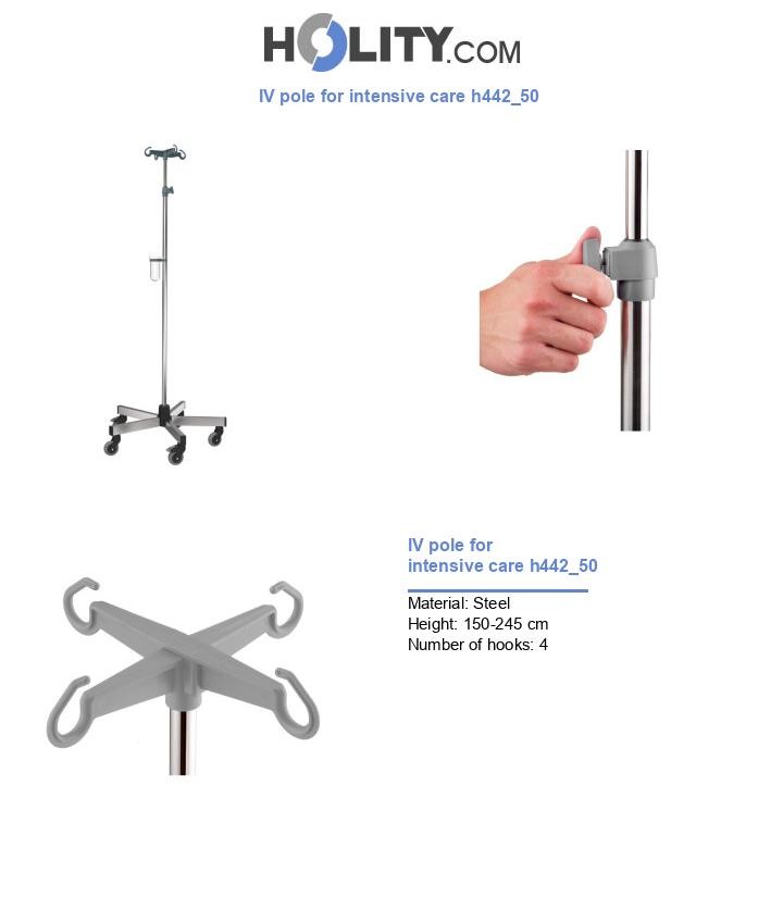 IV pole for intensive care h442_50