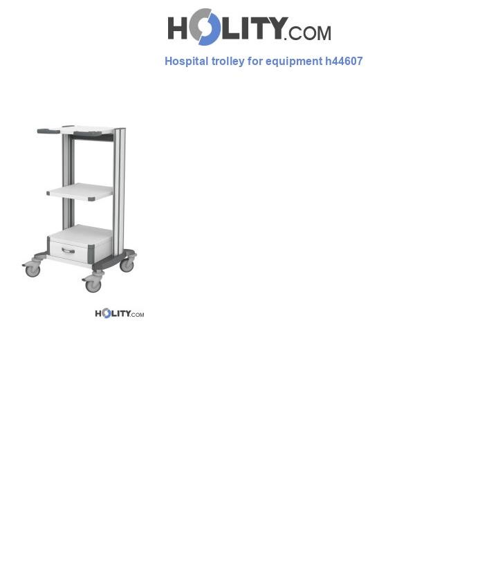 Hospital trolley for equipment h44607
