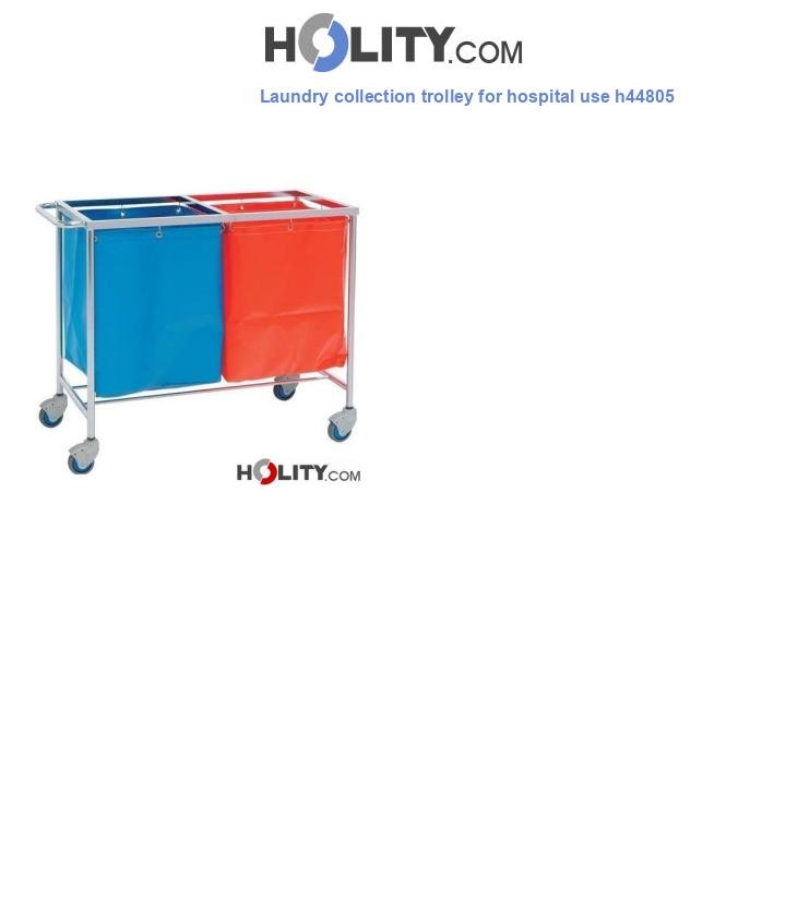 Laundry collection trolley for hospital use h44805