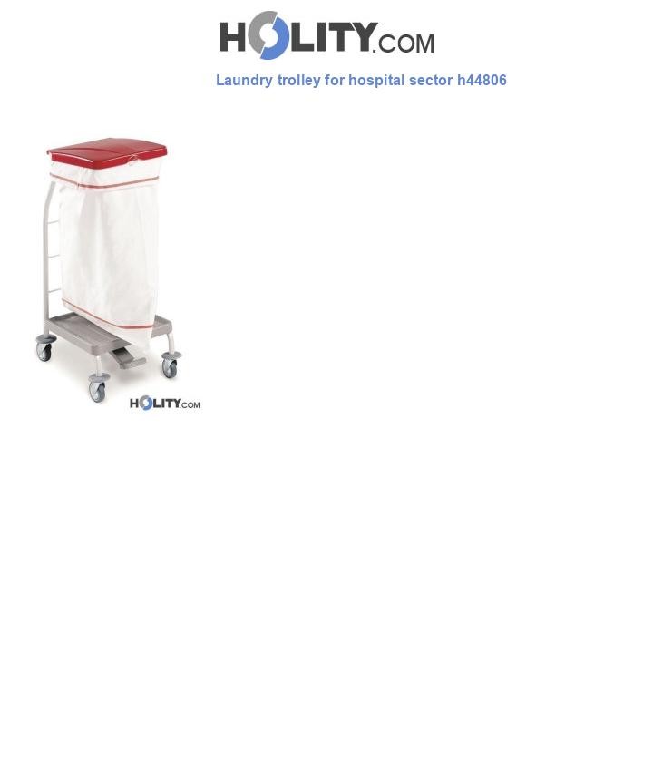 Laundry trolley for hospital sector h44806
