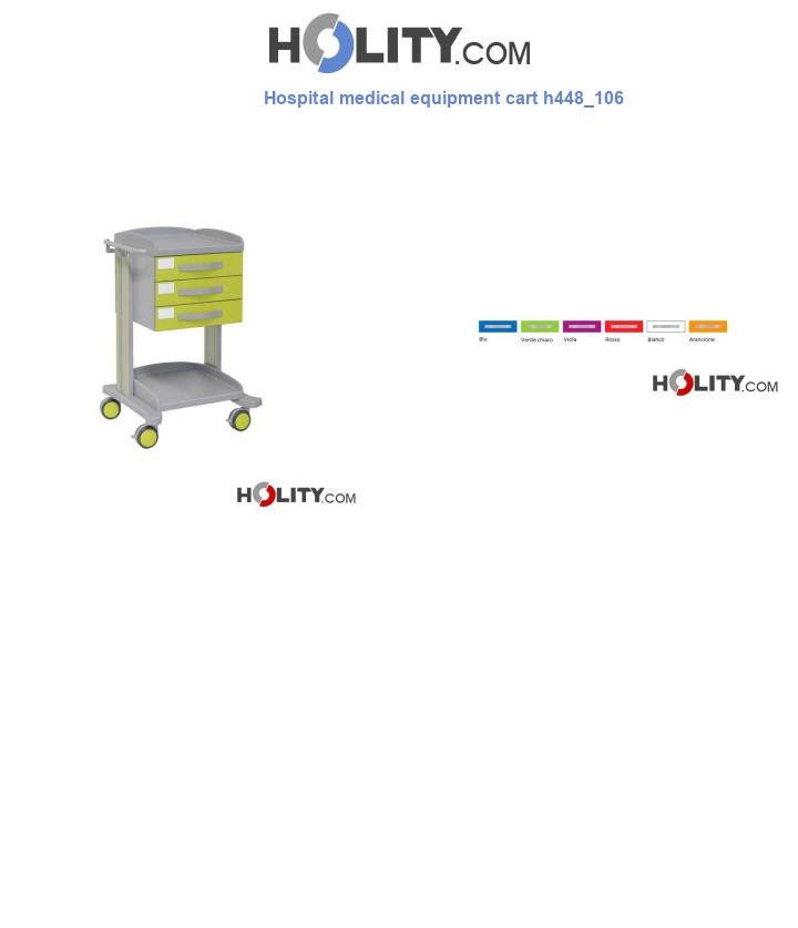 Hospital medical equipment cart h448_106