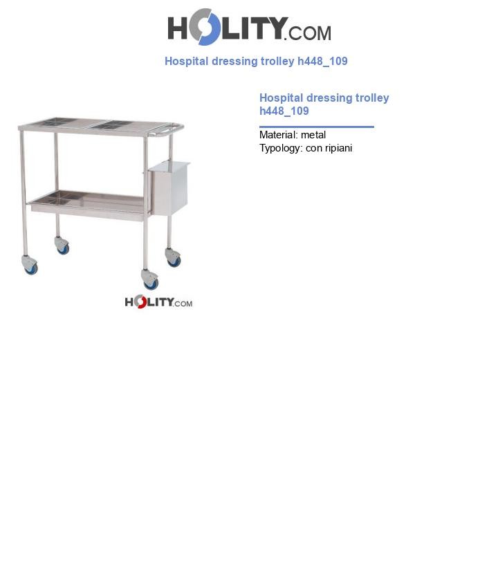 Hospital dressing trolley h448_109