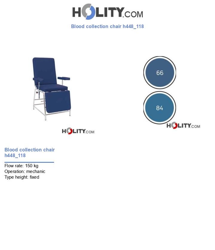 Blood collection chair h448_118
