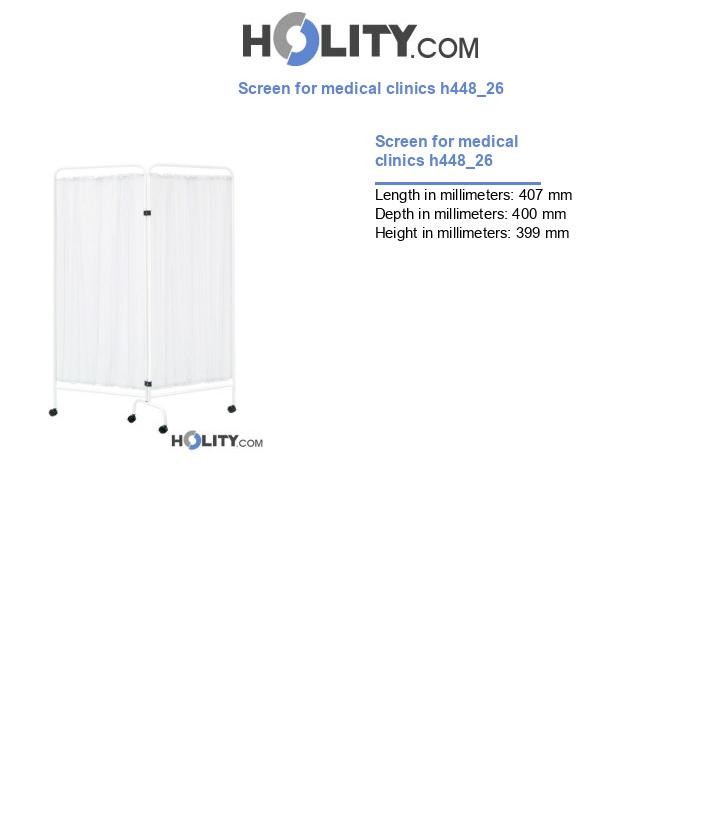 Screen for medical clinics h448_26