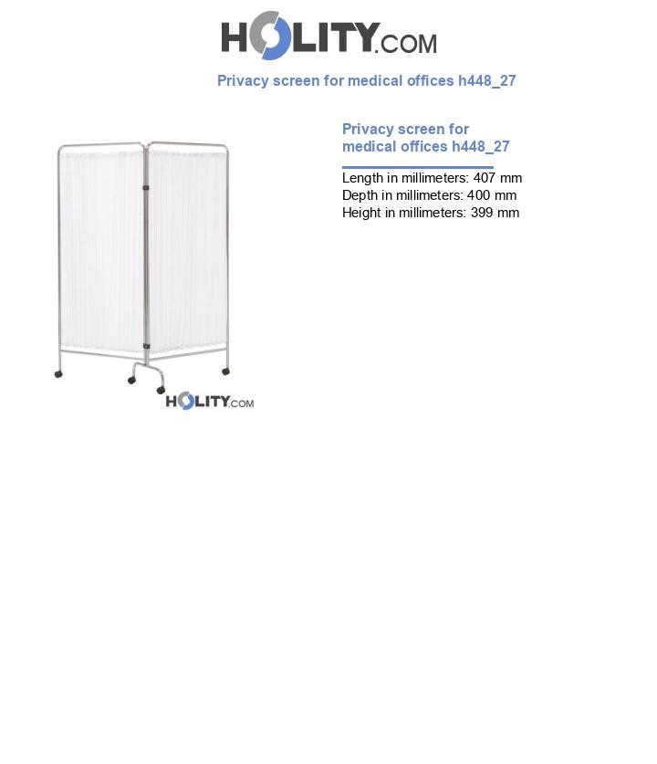 Privacy screen for medical offices h448_27