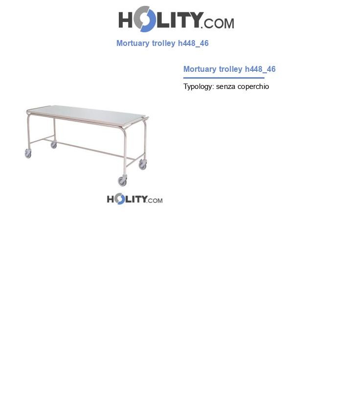 Mortuary trolley h448_46