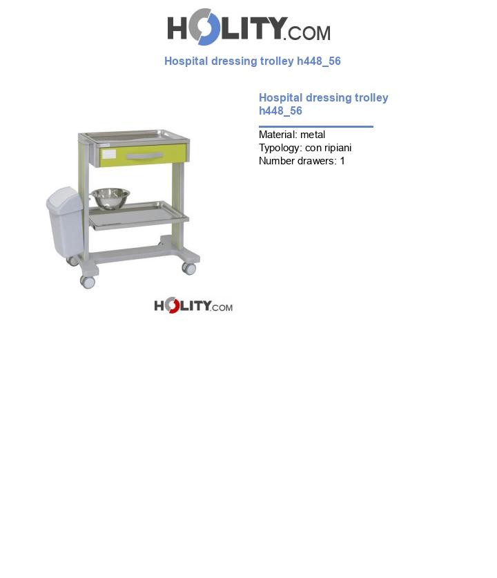 Hospital dressing trolley h448_56