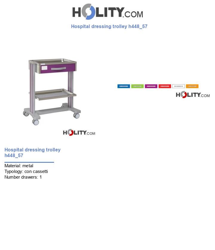Hospital dressing trolley h448_57