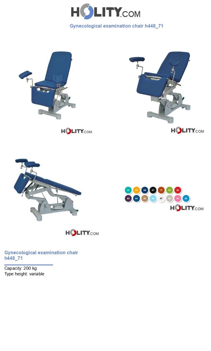 Gynecological examination chair h448_71