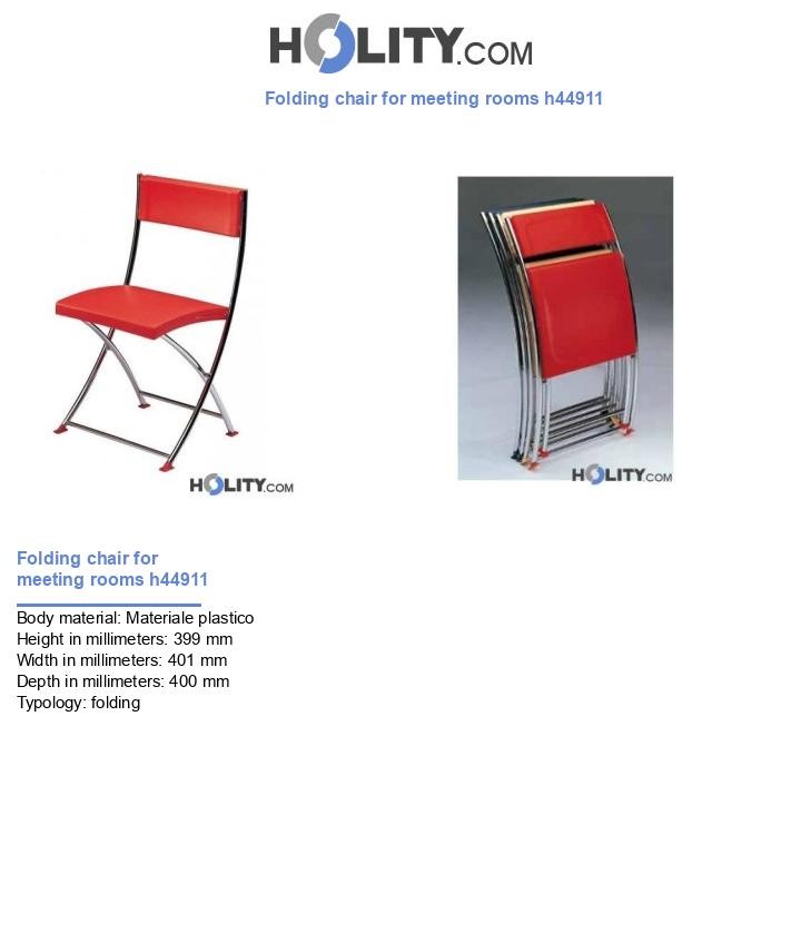 Folding chair for meeting rooms h44911