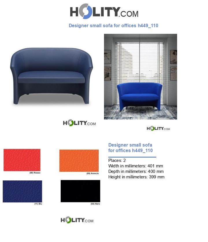 Designer small sofa for offices h449_110