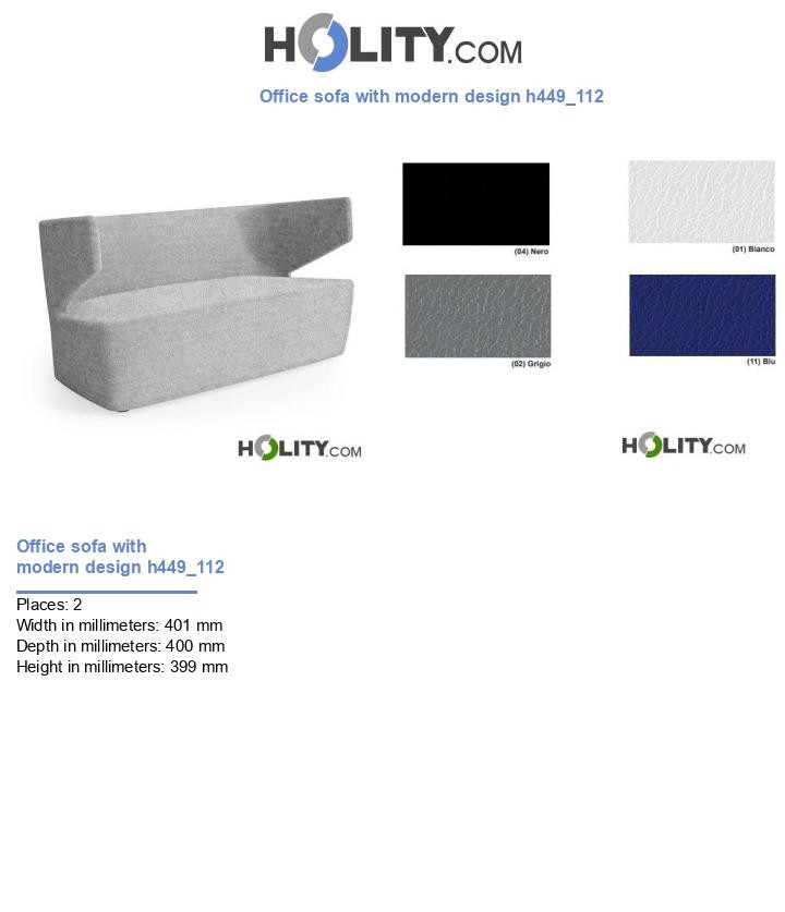 Office sofa with modern design h449_112
