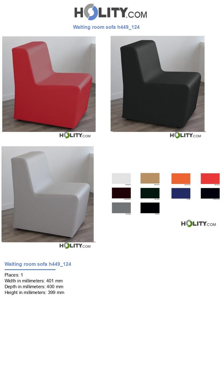 Waiting room sofa h449_124