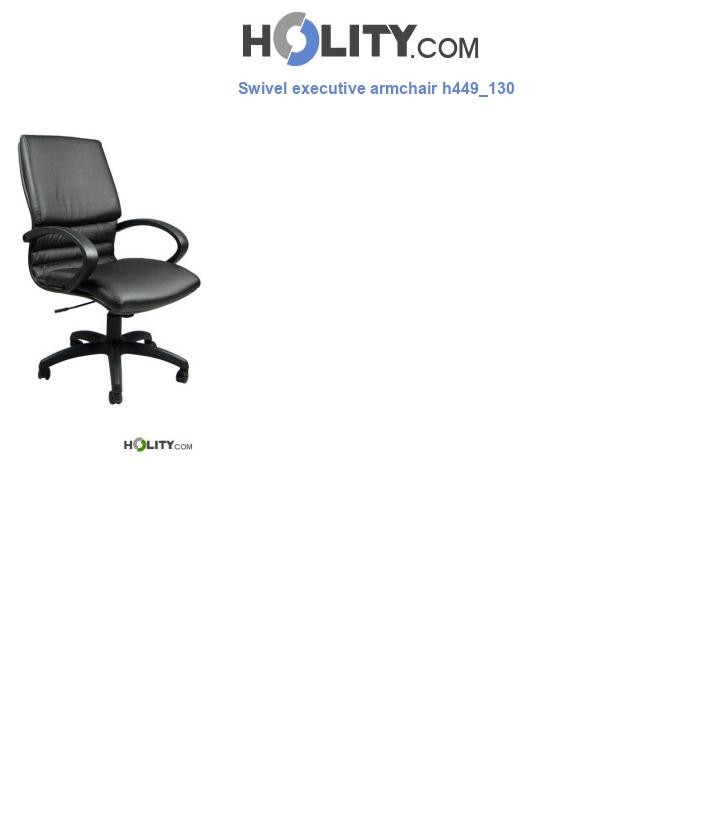 Swivel executive armchair h449_130