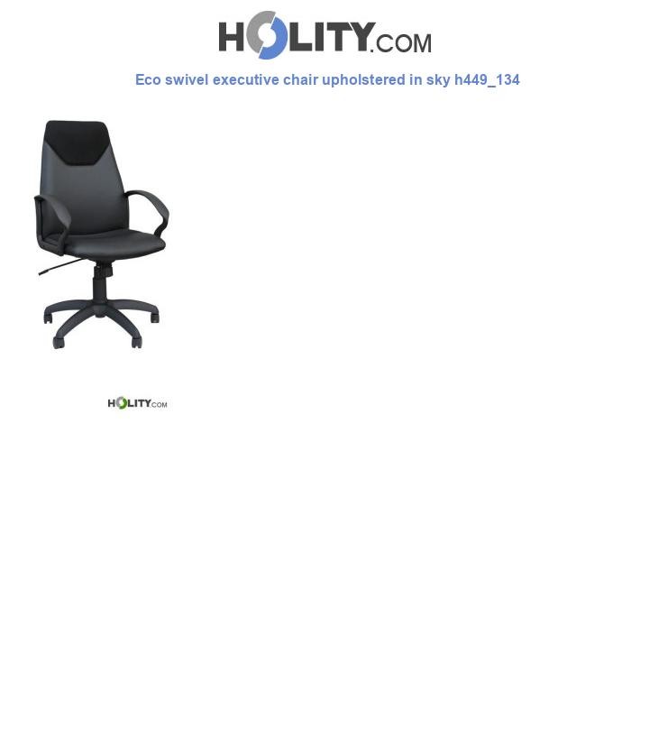 Eco swivel executive chair upholstered in sky h449_134