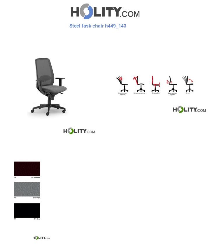 Steel task chair h449_143