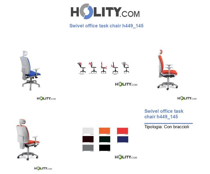 Swivel office task chair h449_145