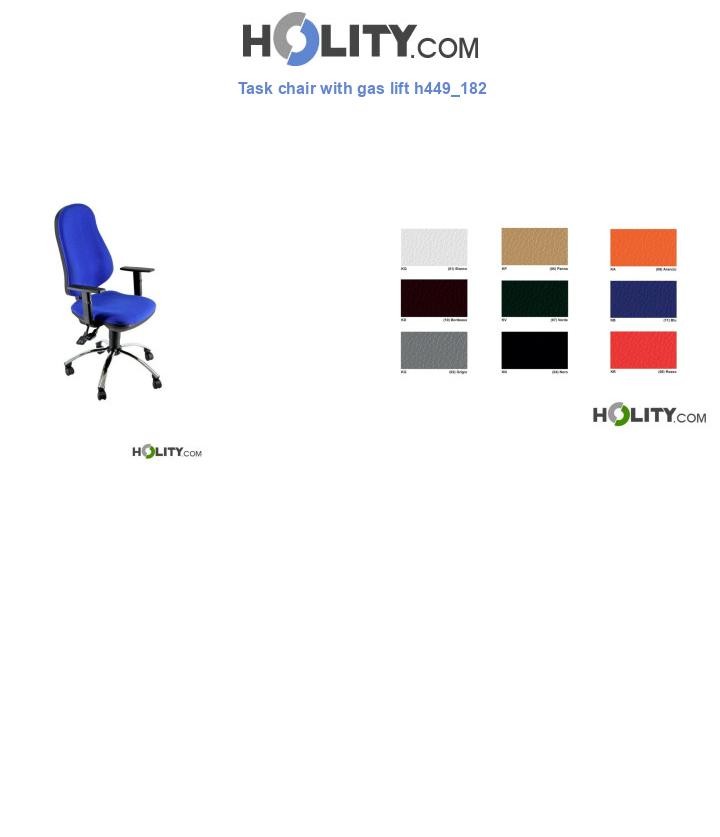 Task chair with gas lift h449_182